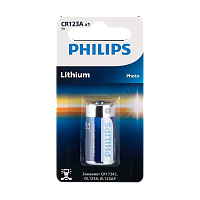 Батарейка Philips CR123A BL1 Lithium 3V