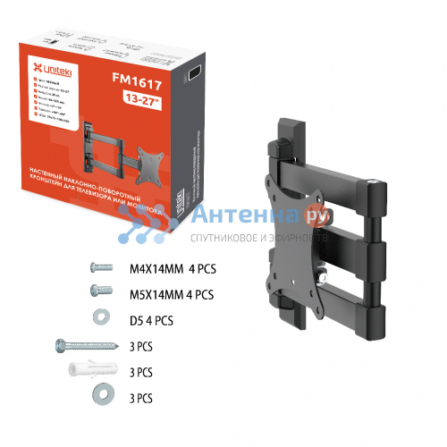 Кронштейн Uniteki FM1617 черный фото 8