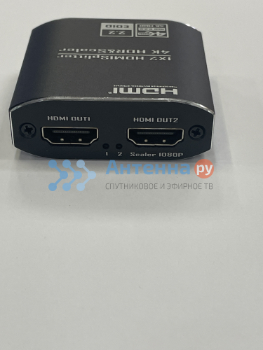 HDMI разветвитель 1 вход 2 выхода, активный (4k) фото 3