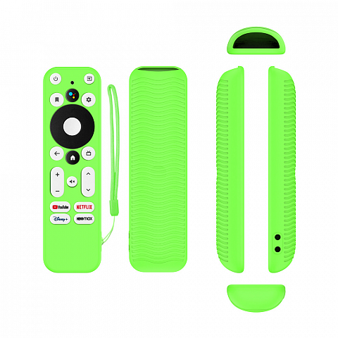 Чехол силиконовый для пульта Y55 (для Android TV/Stick) салатовый