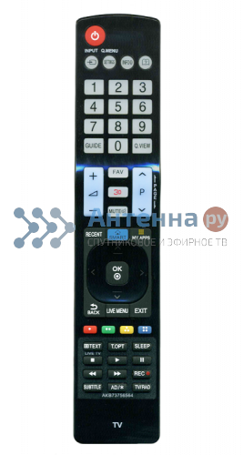 Пульт LG AKB73756564 (AKB73756565) 3D, Smart