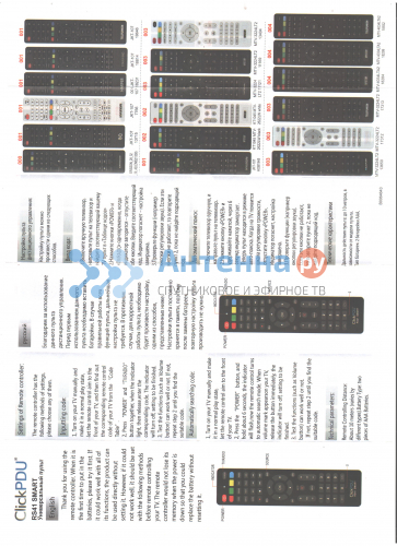 Универсальный пульт ClickPdu RS41 SMART фото 2
