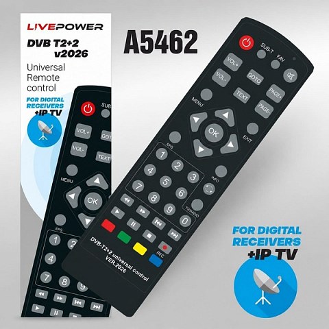 Универсальный пульт для ресиверов DVB-T2 и IPTV (ver.2026)