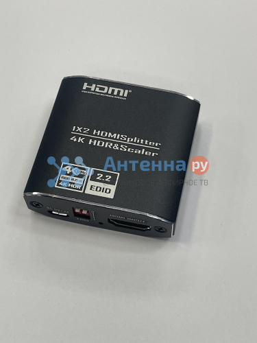 HDMI разветвитель 1 вход 2 выхода, активный (4k)