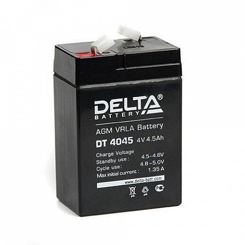 Аккумуляторная батарея Delta DT 4045 (4V / 4.5Ah)