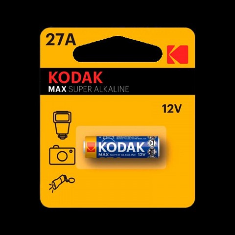 Батарейка Kodak MAX LR27/A27/MN27 BL1 Alkaline 12V
