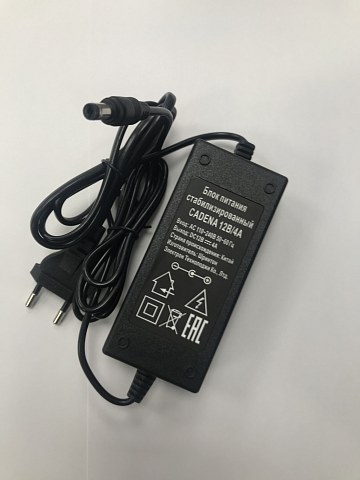 Блок питания стабилизированный CADENA 12V-4А (DC 5.5*2.5)