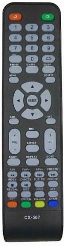 Пульт для телевизора Akai CX-507 (Erisson 19LED01 | Saturn TV LED 19A)