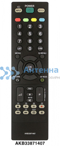 Пульт LG AKB33871407 Пульт LG AKB33871407