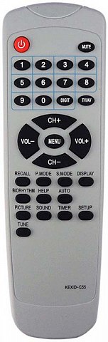 Пульт Rolsen/Сокол/Sitronics KEXID-C55 (Rolsen KEXID-C5)