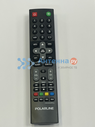 Пульт для телевизора Polarline 3100-DE30POLL оригинальный