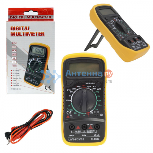 Мультиметр цифровой DT-830L