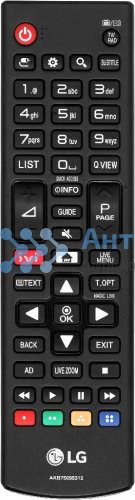 Пульт для телевизора LG AKB75095312 ivi оригинальный