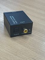 Аудио конвертер TOSLINK - RCA стерео с USB шнуром