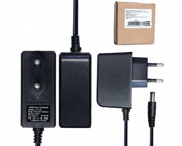 Блок питания Live-Power 5V LP185 5V/3A (5,5*2,5) кабель 1,2м
