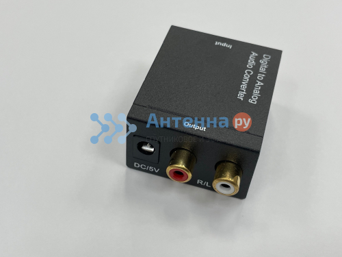 Аудио конвертер TOSLINK - RCA стерео с блоком фото 2