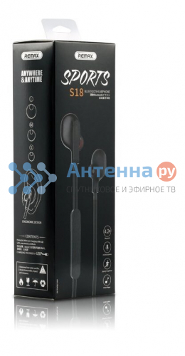 Беспроводные наушники Remax RB-S18 (черные) фото 3