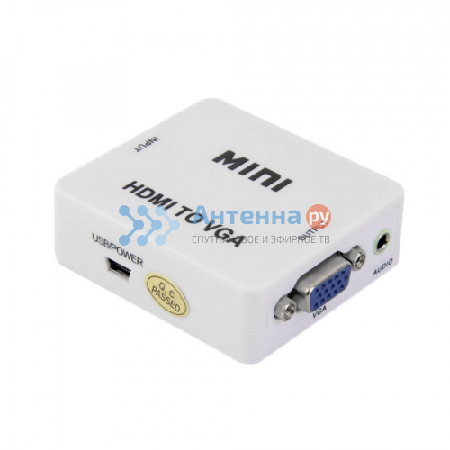 Видеоконвертер вход HDMI выход VGA + Audio (активный) фото 2