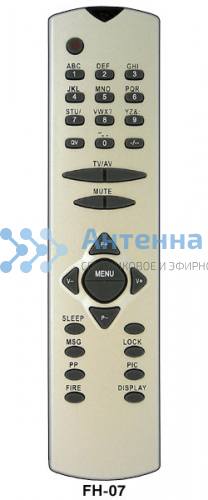 Пульт Techno/Vestel FH-07 Пульт Techno/Vestel FH-07